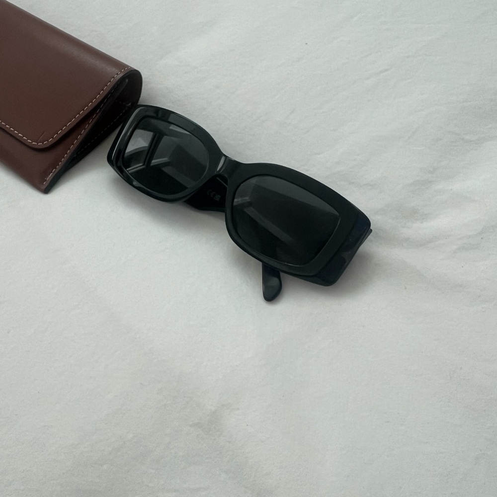 Black Celine Rectangular Sunglasses - image 3